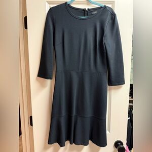Banana Republic Black Long Sleeve Dress